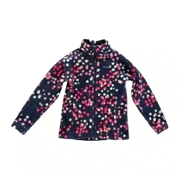 Columbia Girls Full Zip Fleece Jacket XL 18/20 - Picture 1 of 4
